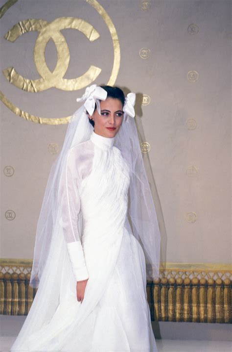 chanel couture bridal|vintage Chanel haute couture.